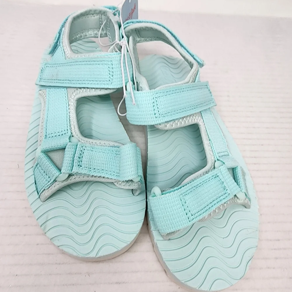 Cat & Jack Kids Teal Green Sport Sandals Adjustable Straps Lifhtweight‎ Size 1